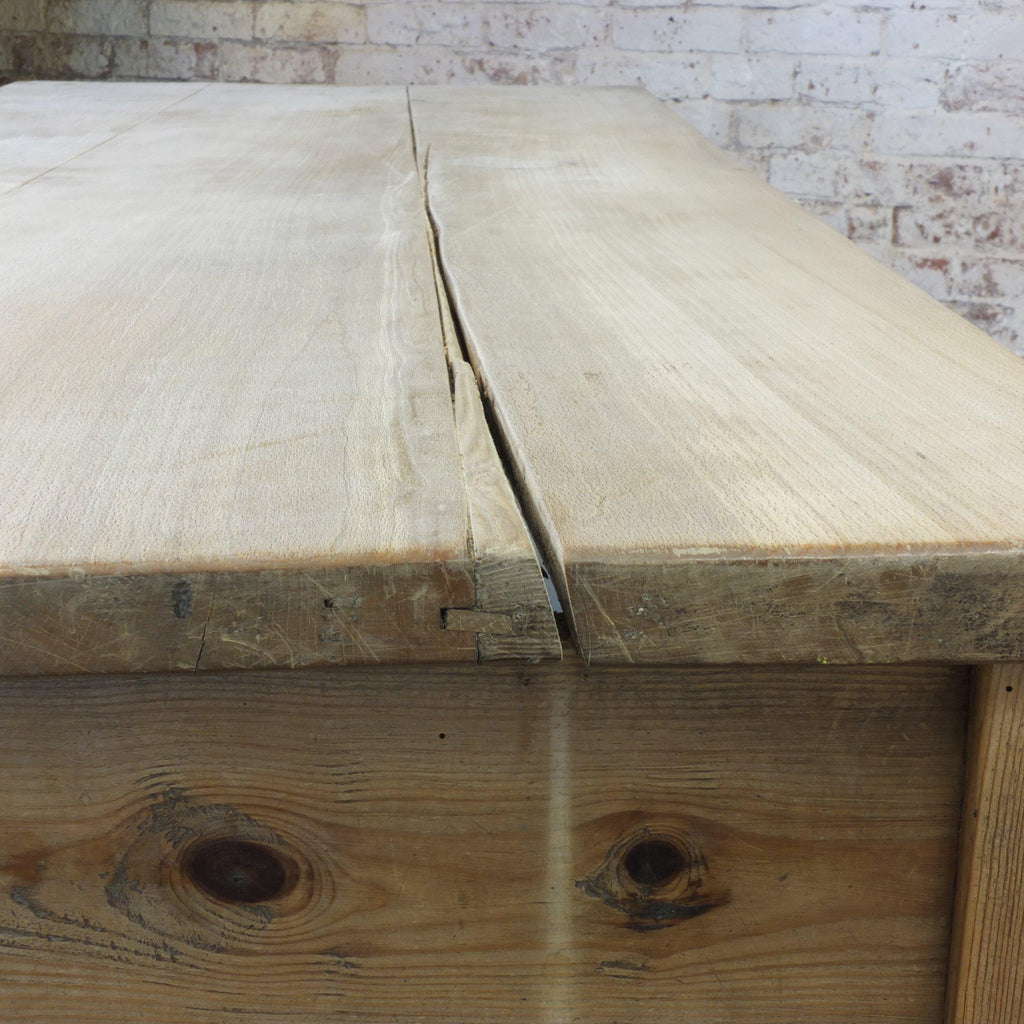 Antique pine kitchen table-Antique Tables-KONTRAST