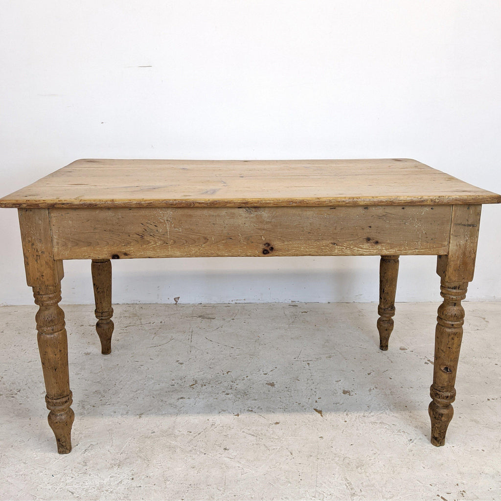 Antique pine table desk-Antique Tables-KONTRAST