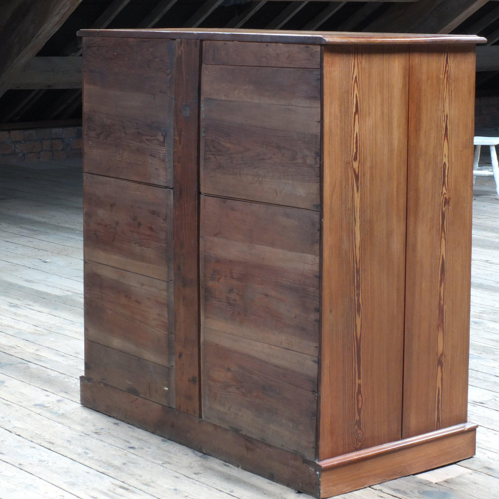 Antique pitch pine chest of drawers-Antique Storage-KONTRAST