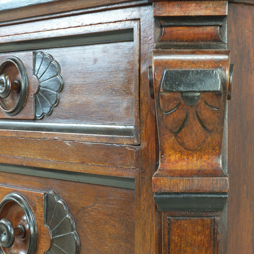 Antique walnut Italian commode chest of drawers-Antique Storage-KONTRAST
