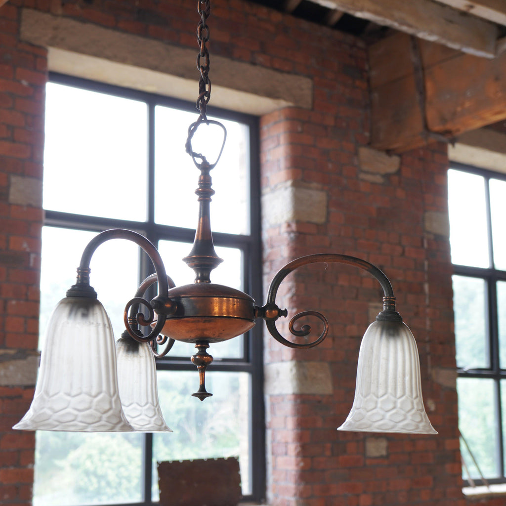 Art Nouveau Ceiling Lamp-Antique Lighting-KONTRAST