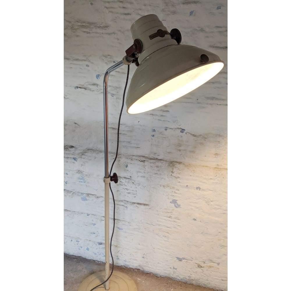 Barber Electrical Services Medical Floor Light- Vintage - was heat lamp-Mid Century Lighting-KONTRAST