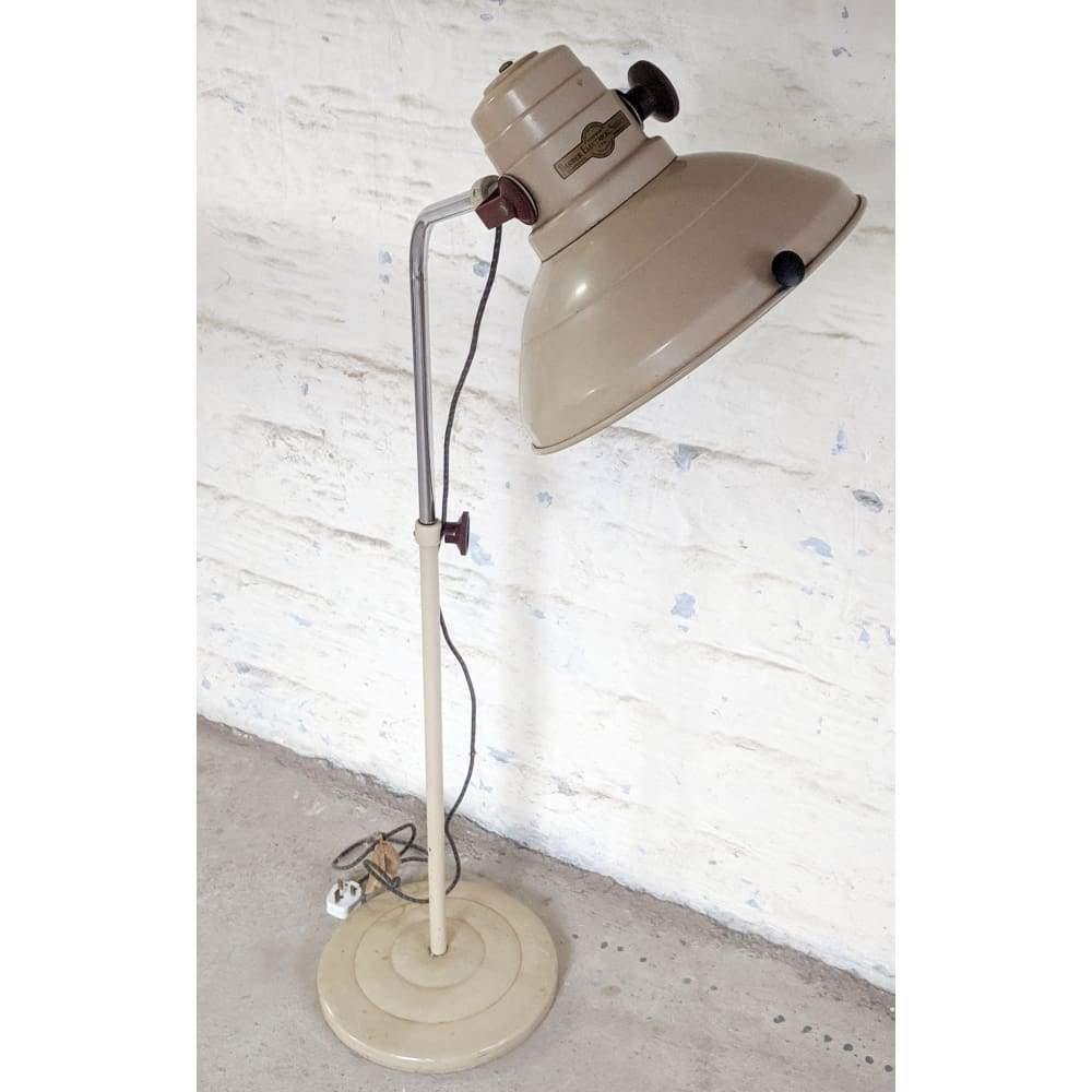 Barber Electrical Services Medical Floor Light- Vintage - was heat lamp-Mid Century Lighting-KONTRAST