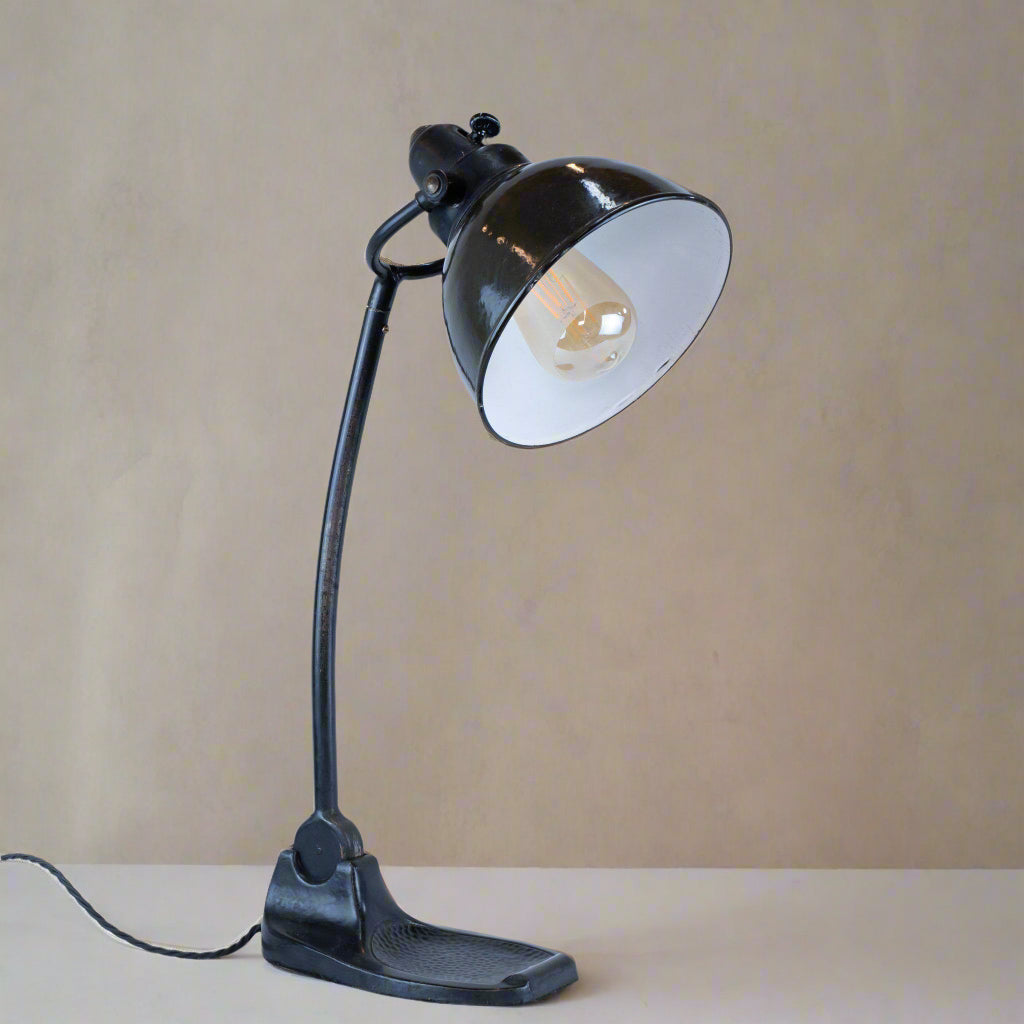 Bunte & Remmler Vintage Desk Lamp c.1920-Antique Lighting-KONTRAST