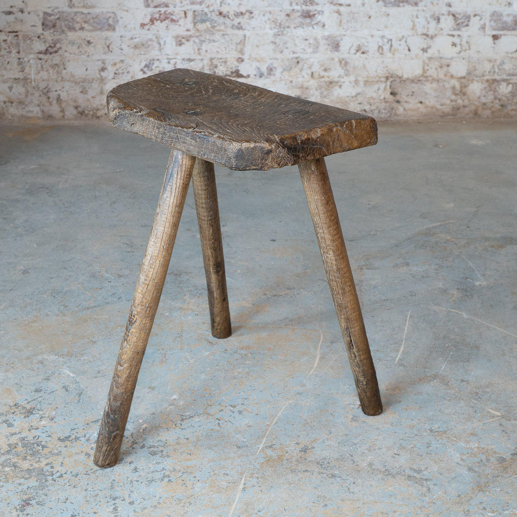 Cutlers Stool-Antique Seating-KONTRAST
