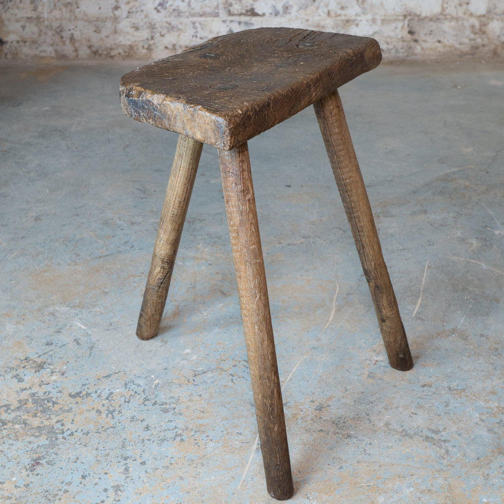 Cutlers Stool-Antique Seating-KONTRAST