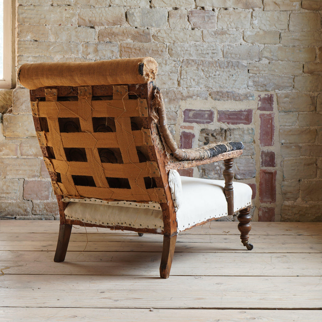 English Open Armchair-Antique Seating-KONTRAST