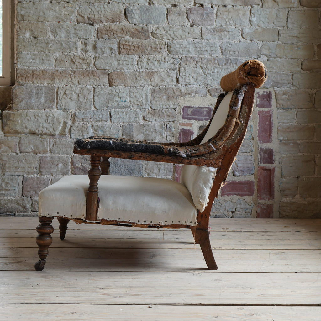 English Open Armchair-Antique Seating-KONTRAST