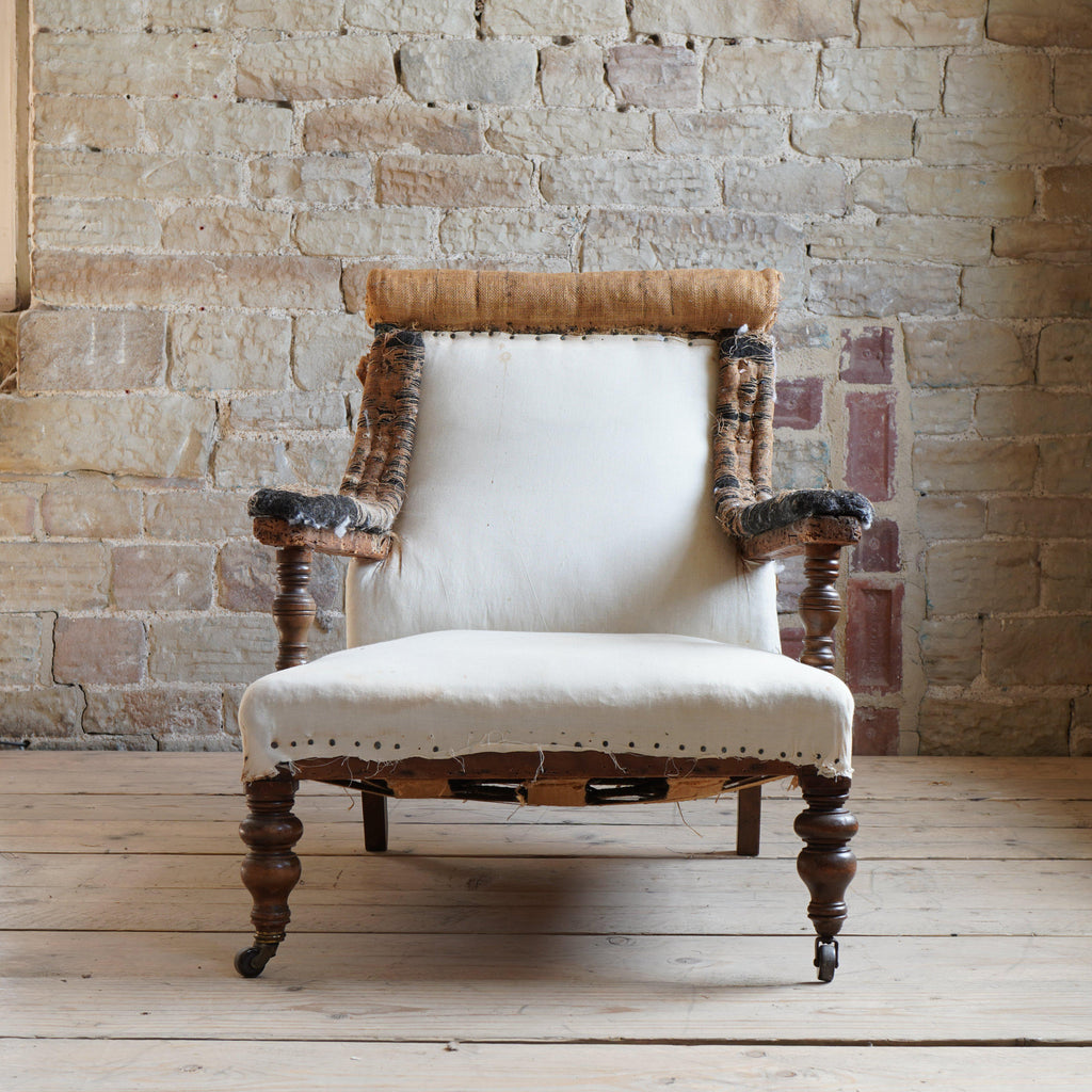 English Open Armchair-Antique Seating-KONTRAST