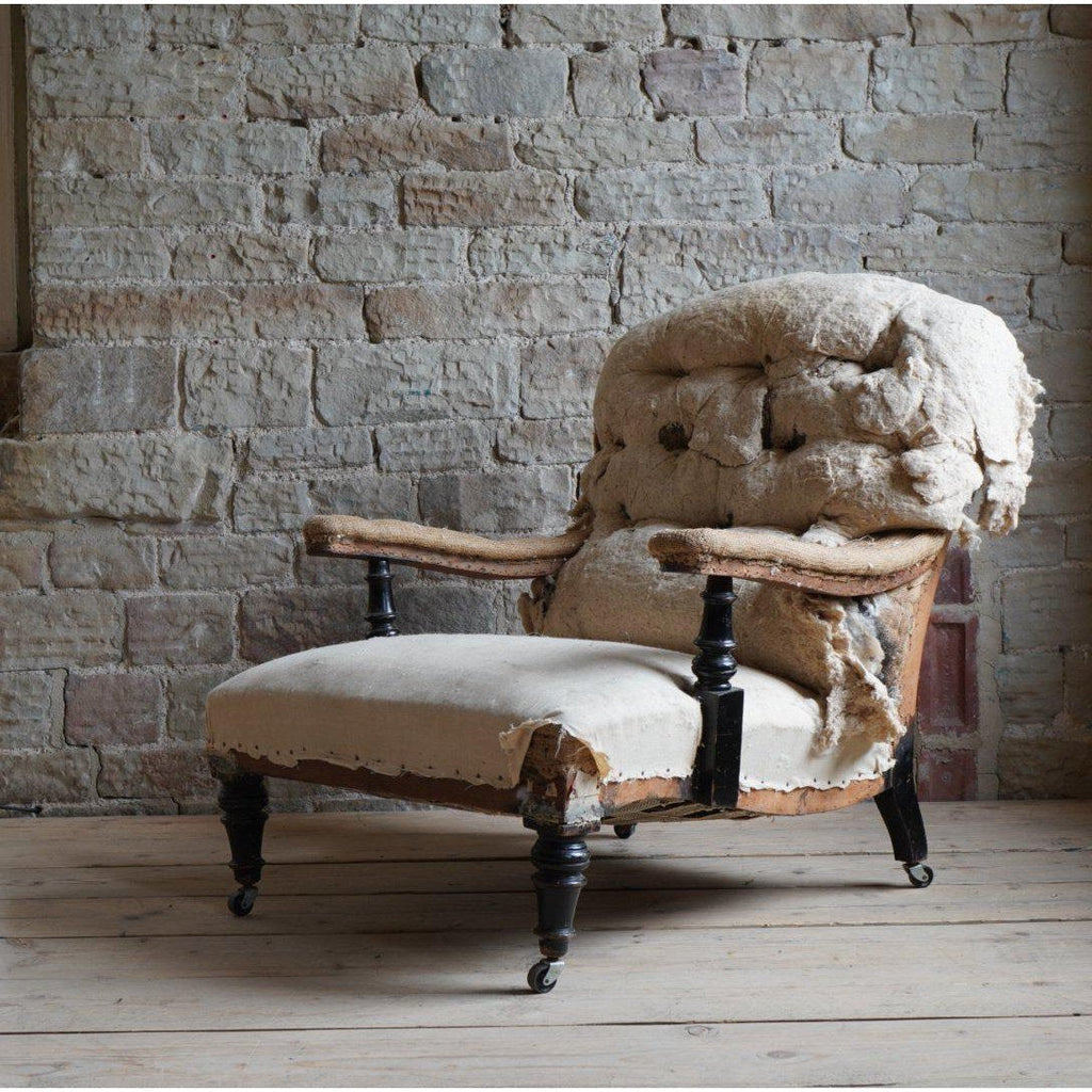 English Open Armchair-Antique Seating-KONTRAST