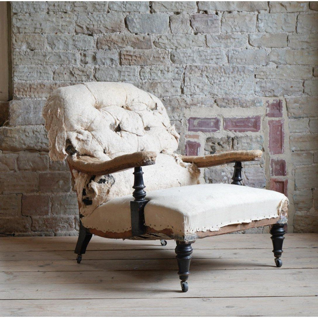 English Open Armchair-Antique Seating-KONTRAST