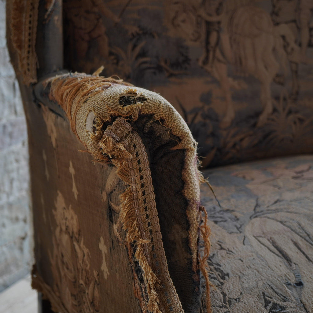 French Tapestry Sofa-Antique Seating-KONTRAST