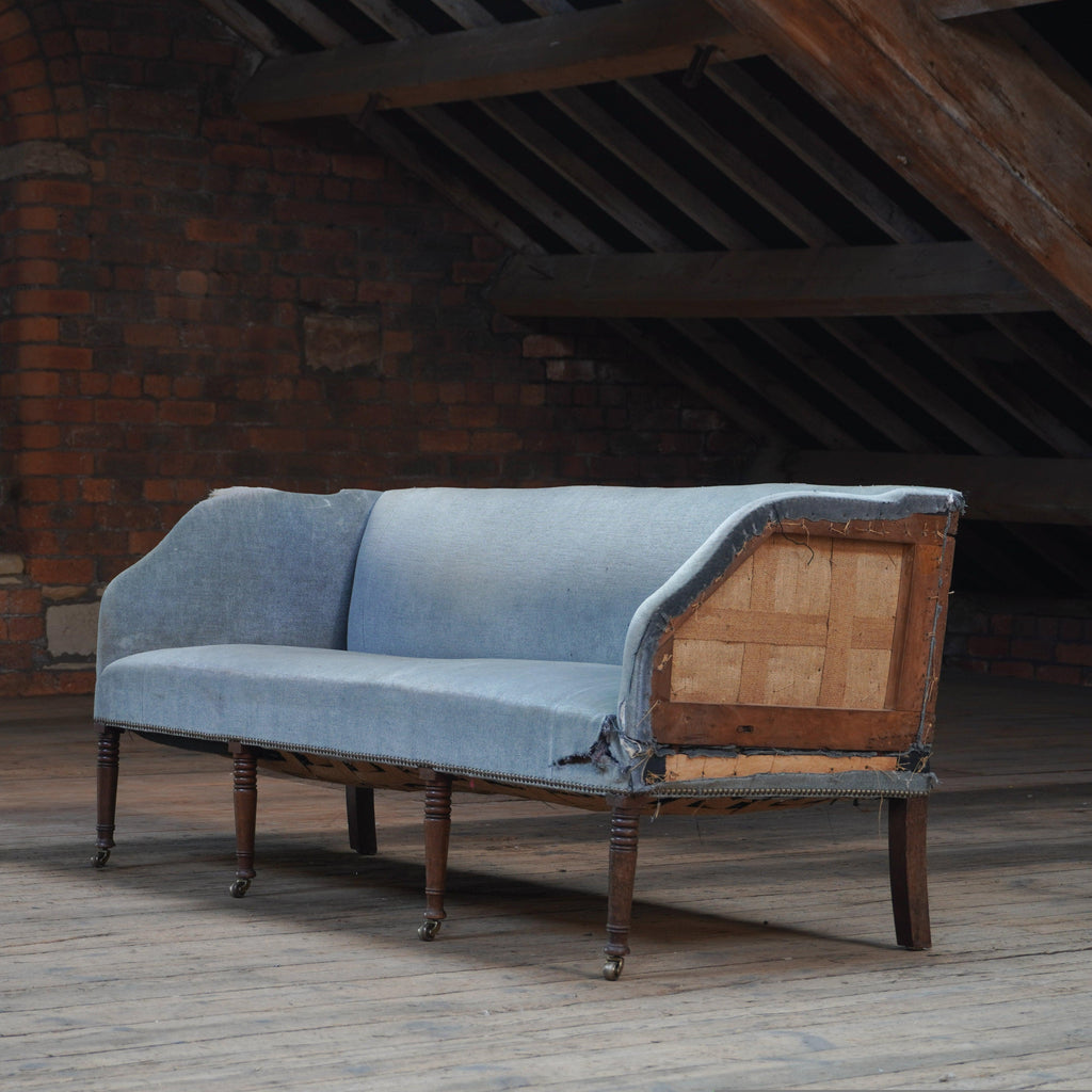 Georgian Campaign Sofa-Antique Seating-KONTRAST