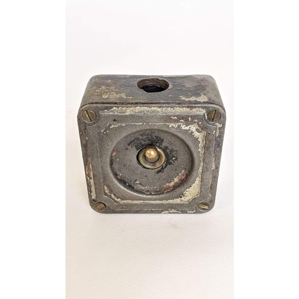 Industrial Vintage Light Switch Cast Iron Crabtree 1-Gang switch-vintage fixed switches & sockets-KONTRAST
