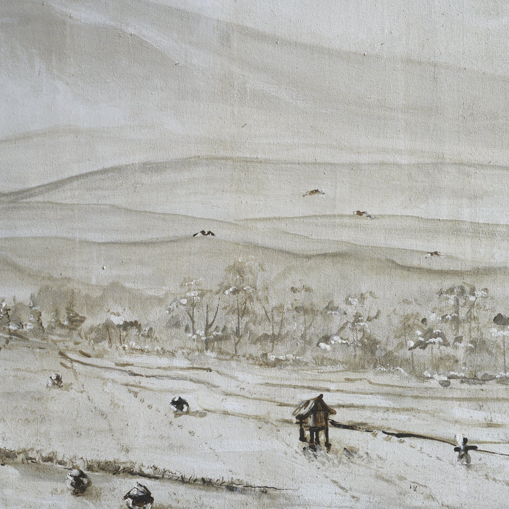 Large Oil Painting - rice fields-KONTRAST