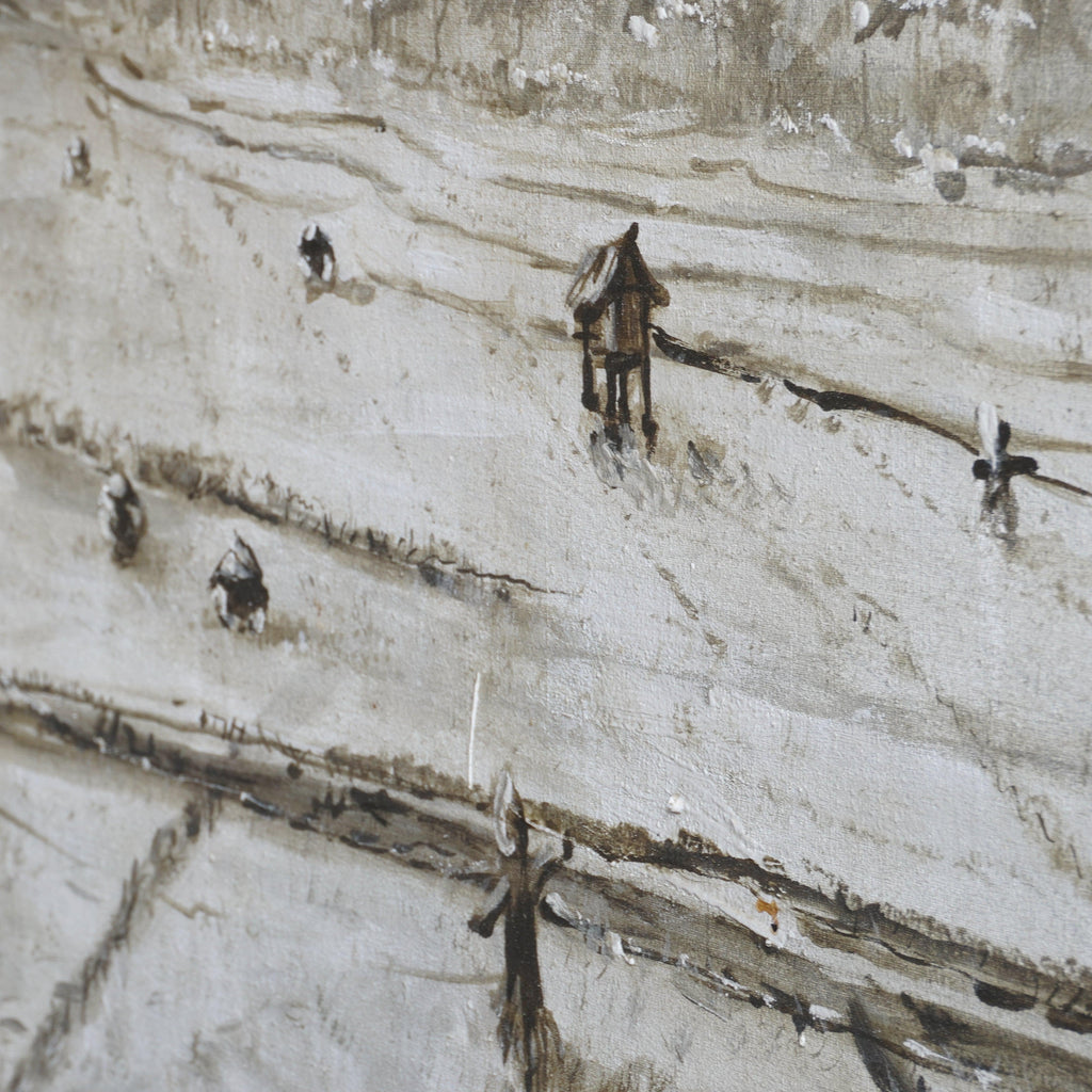 Large Oil Painting - rice fields-KONTRAST