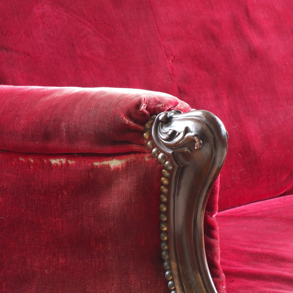 Late 19th century sofa by Morison & Co of Edinburgh-Antique Seating-KONTRAST