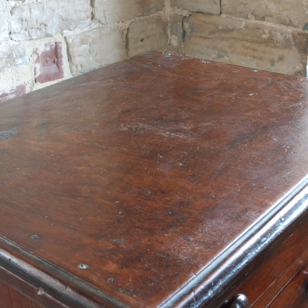 Mahogany Wellington Chest of Drawers-Antique Storage-KONTRAST