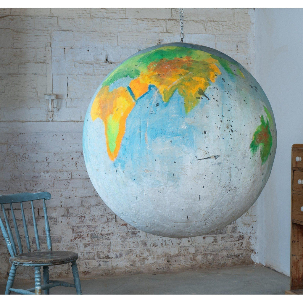 Painted Globe-Antique Decor / Accessories-KONTRAST