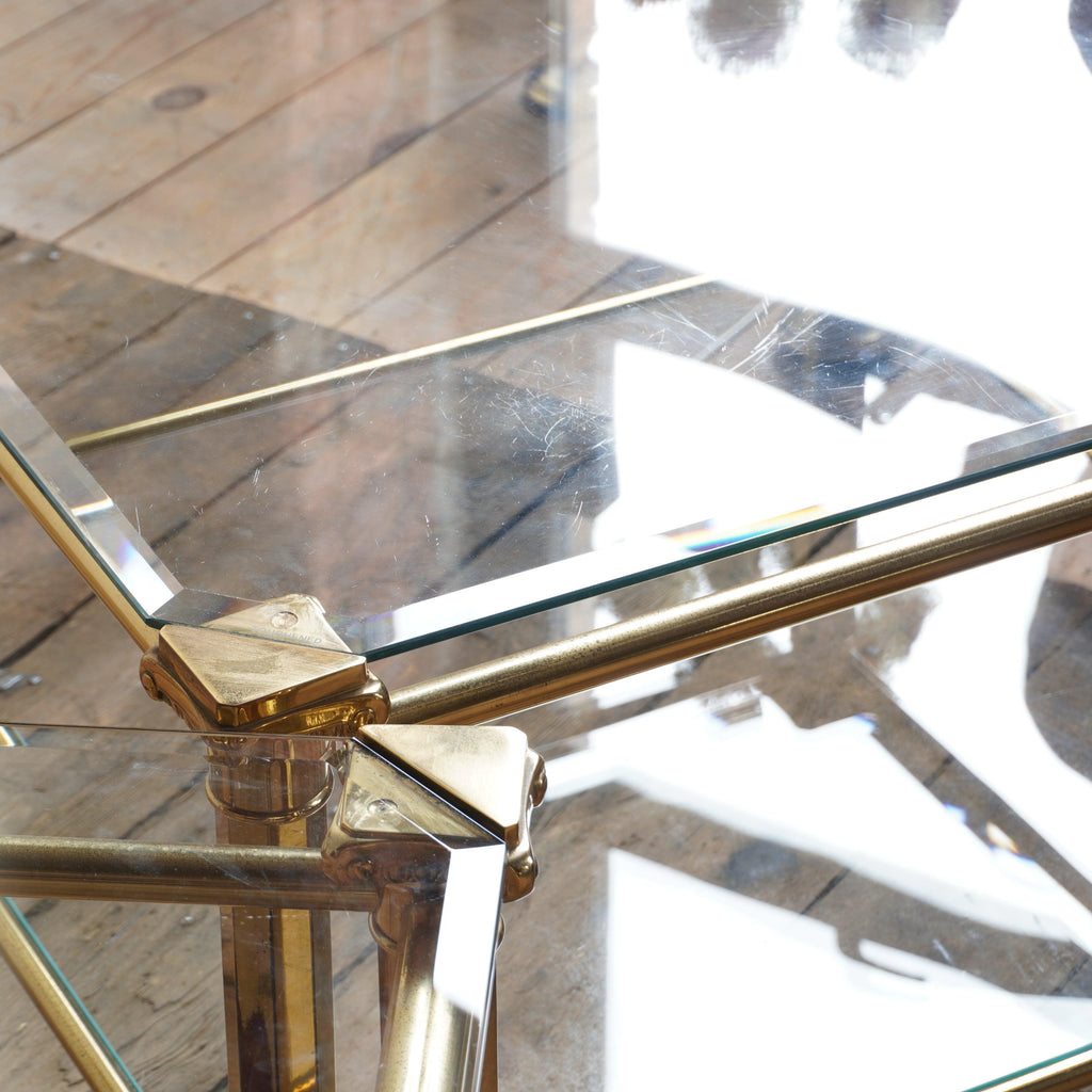 Pair of Glass Coffee Tables-KONTRAST