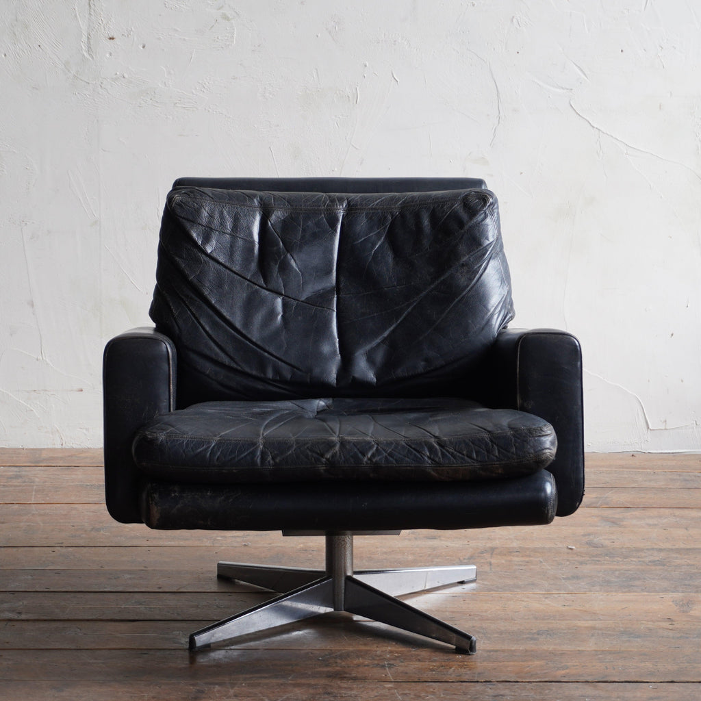 Pair of Kayser Leather Chairs-Mid Century Seating-KONTRAST