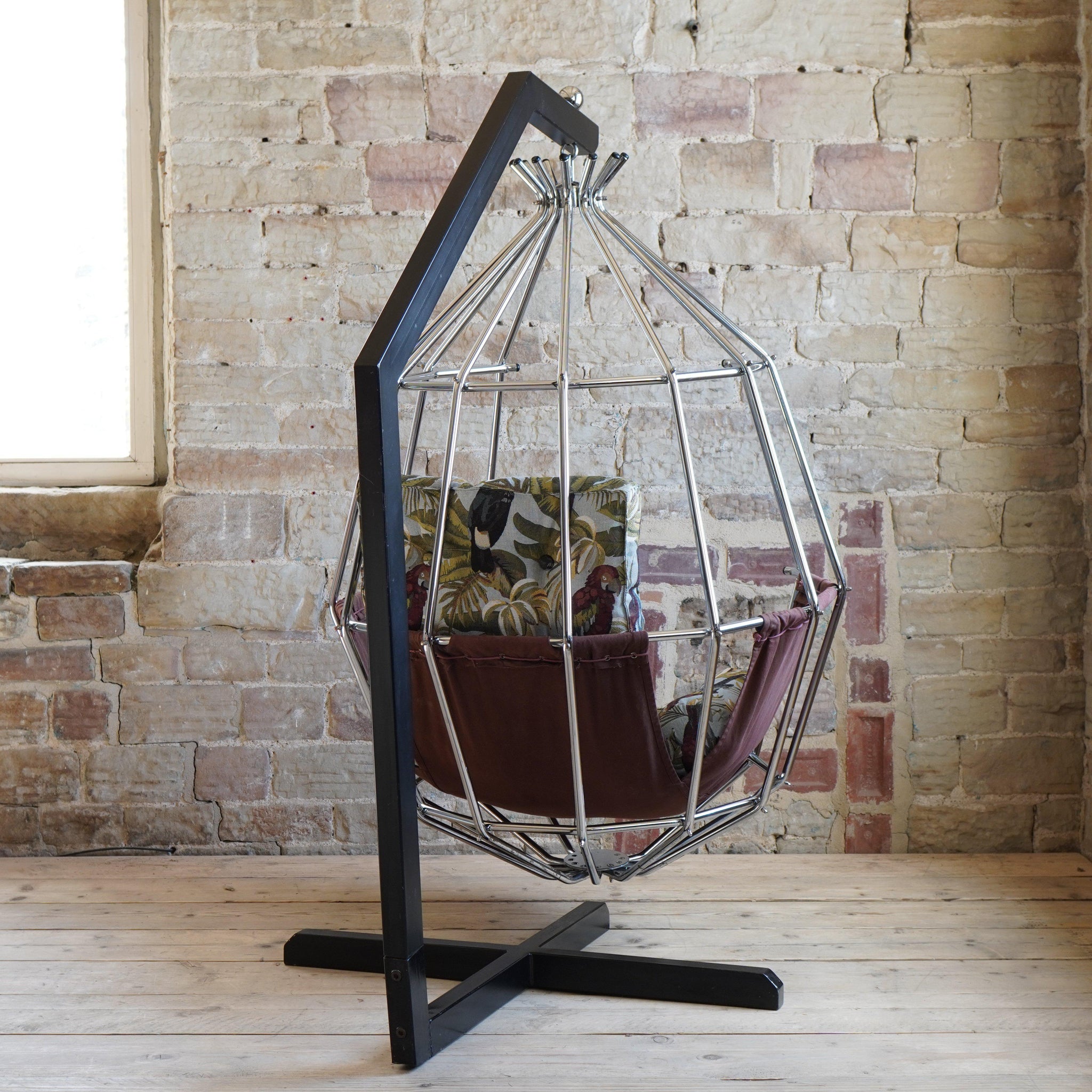 Birdcage chair swing deals