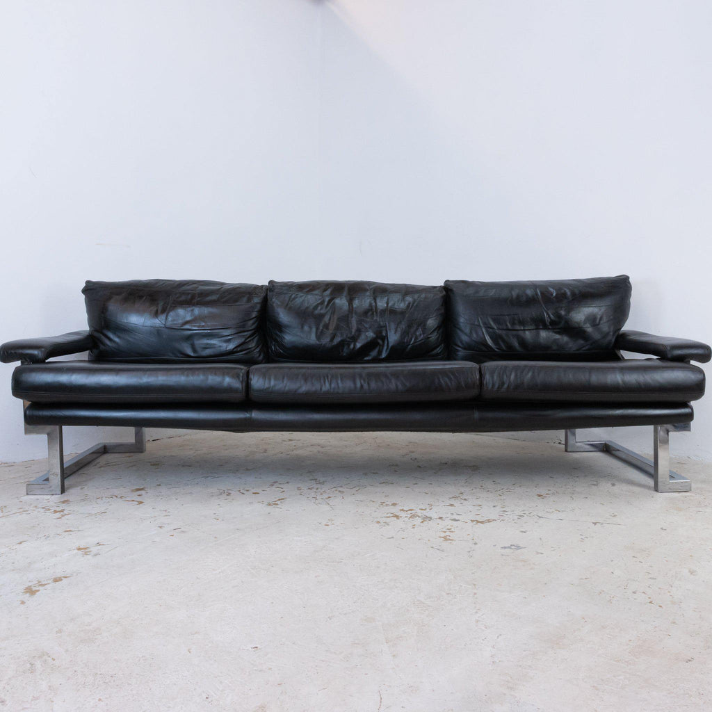 Pieff Leather Sofa-Vintage Seating-KONTRAST