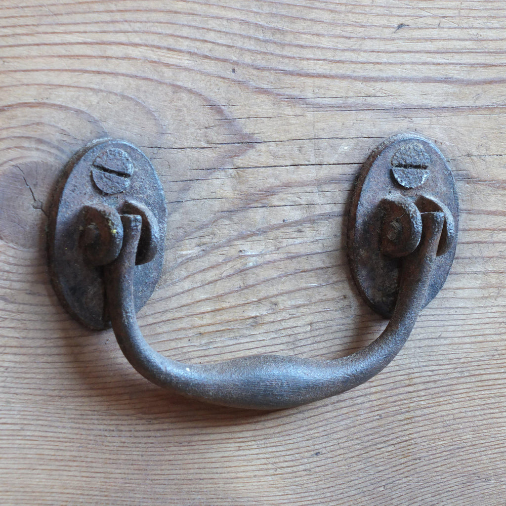Rustic Chest of Drawers - swan neck handles-Antique Storage-KONTRAST