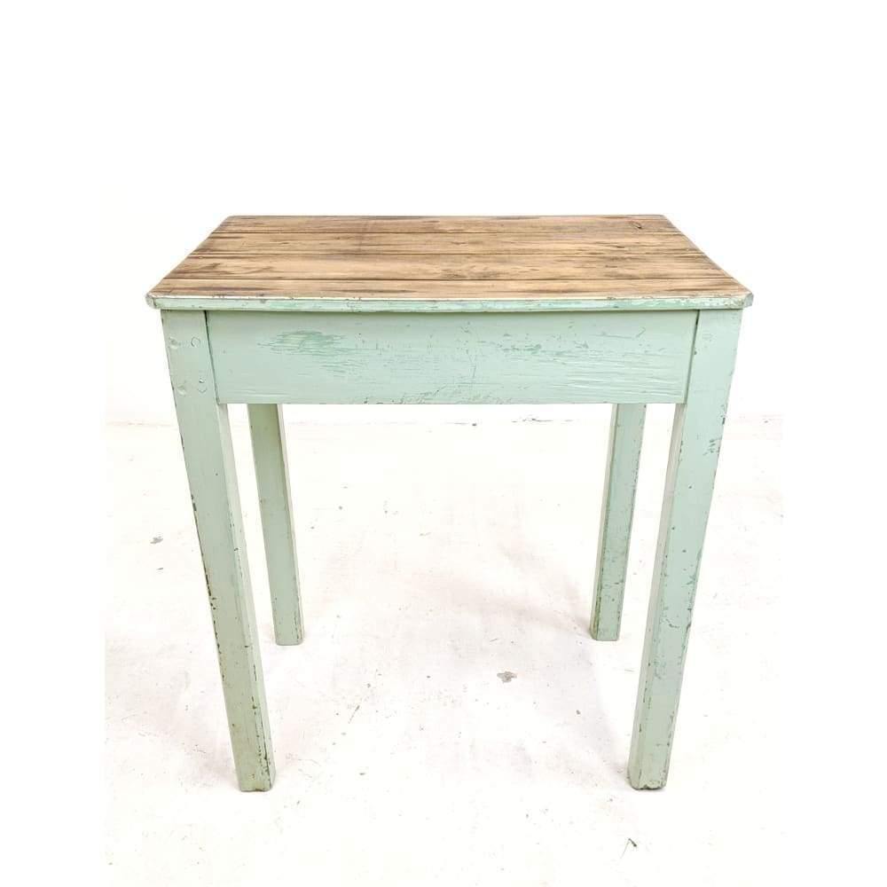 SOLD | Antique Painted Pine Table / Desk-Antique Tables-KONTRAST