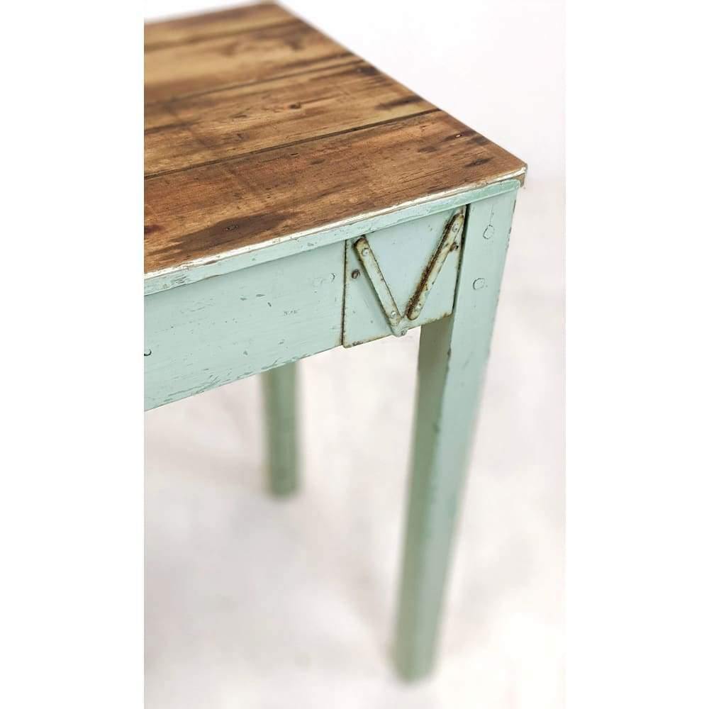 SOLD | Antique Painted Pine Table / Desk-Antique Tables-KONTRAST