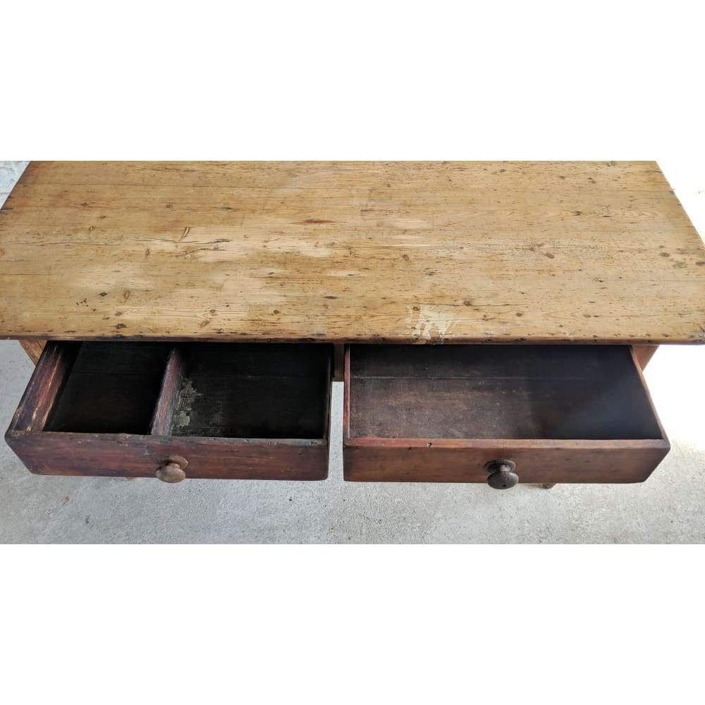 SOLD Antique Pine Prep Table-Antique Tables-KONTRAST
