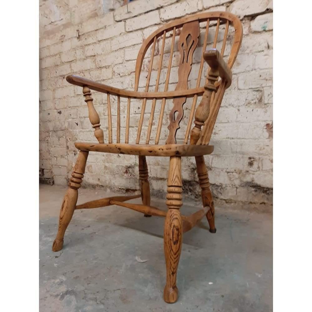 SOLD Antique Windsor Chair - oak and elm-Antique Seating-KONTRAST