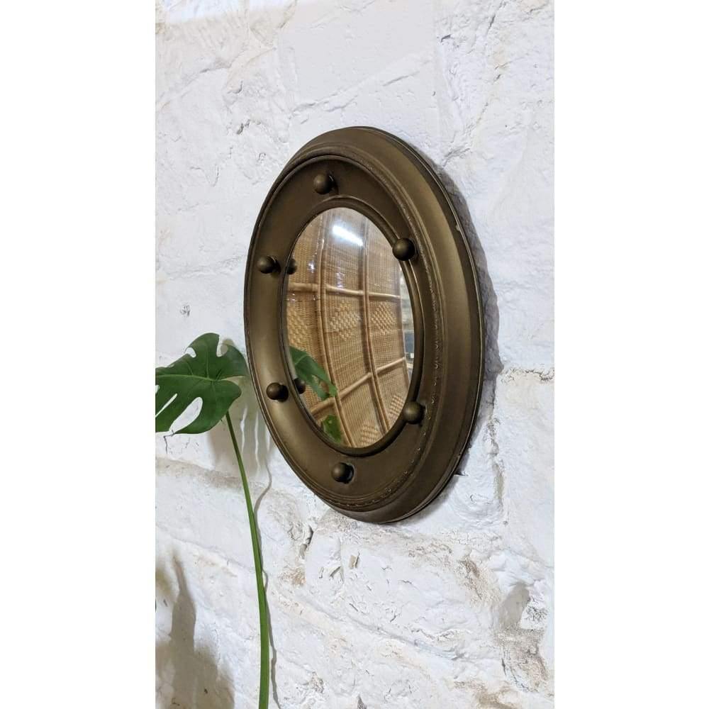 SOLD Vintage convex porthole mirror-Vintage Decor / Accessories-KONTRAST
