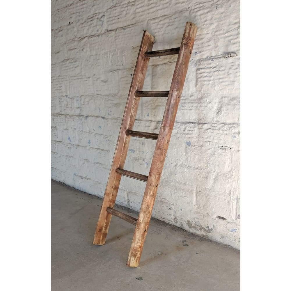 SOLD | Wooden Blanket Ladder - 4.5 ft and 5ft - towel rail-Vintage Decor / Accessories-KONTRAST