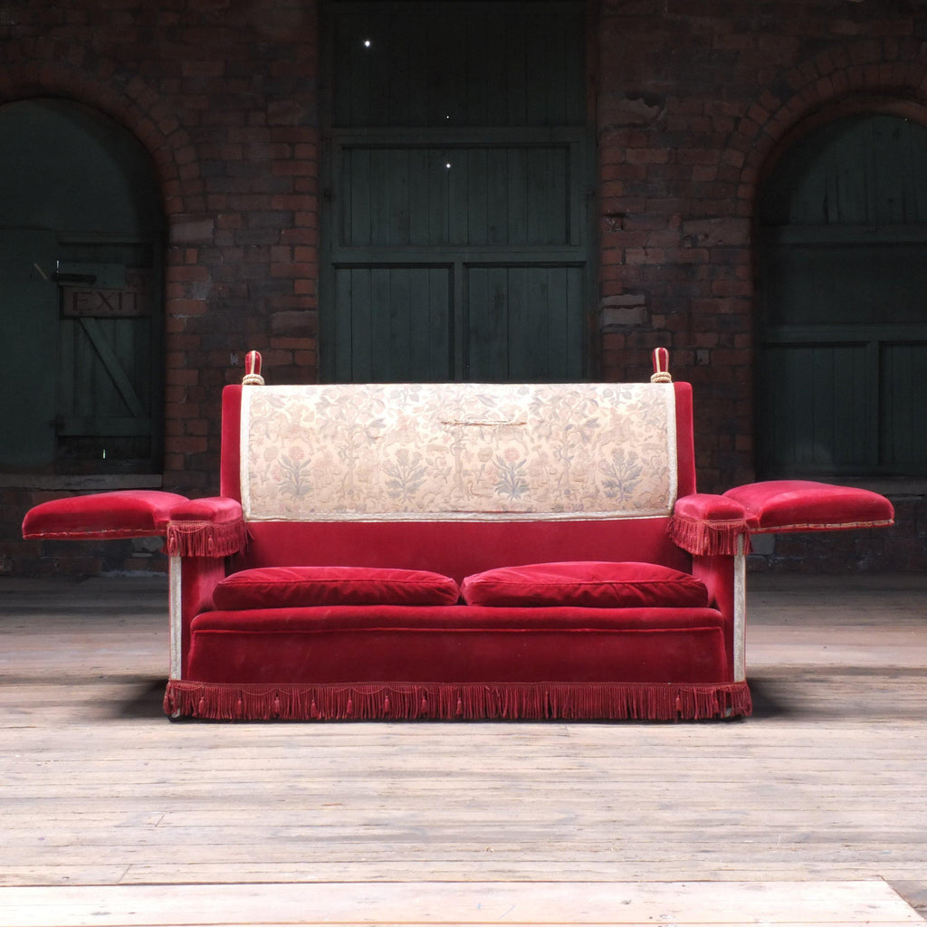 Traditional country house knoll sofa-Antique Seating-KONTRAST
