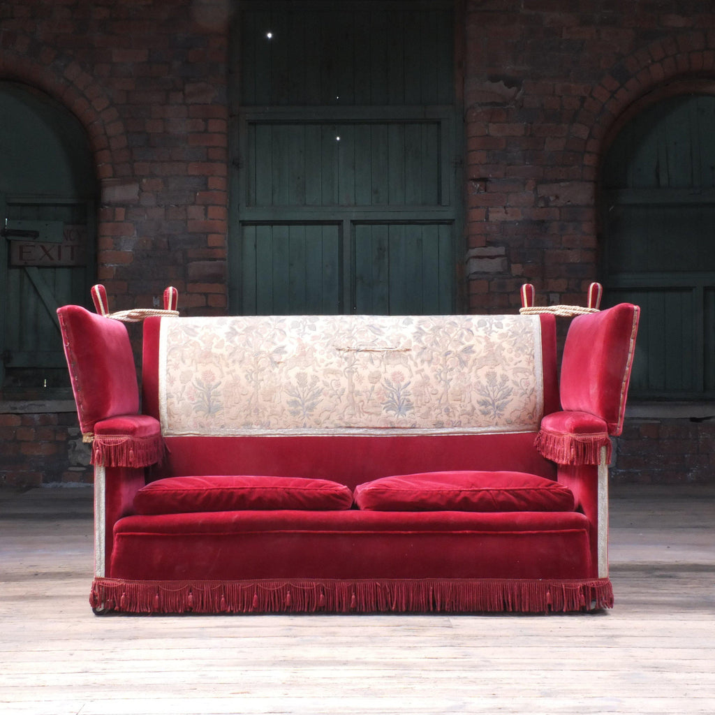 Traditional country house knoll sofa-Antique Seating-KONTRAST