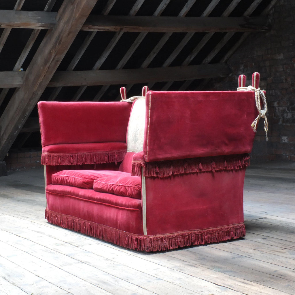 Traditional country house knoll sofa-Antique Seating-KONTRAST