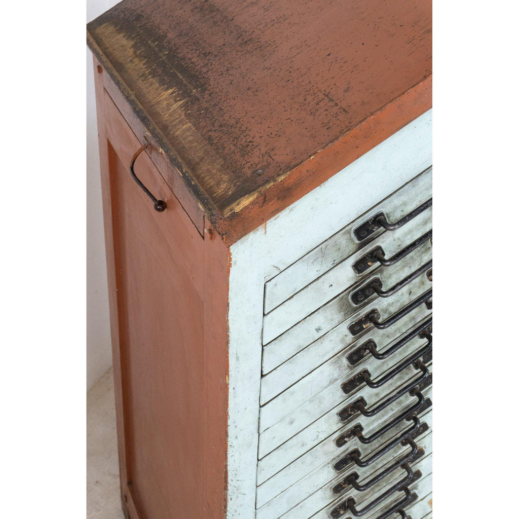 Type Set Drawers-Antique Storage-KONTRAST