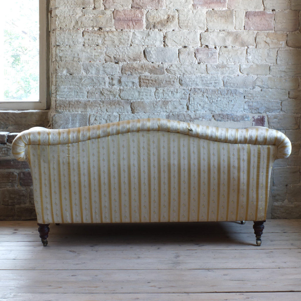 Victorian Howard style camel back sofa-Antique Seating-KONTRAST