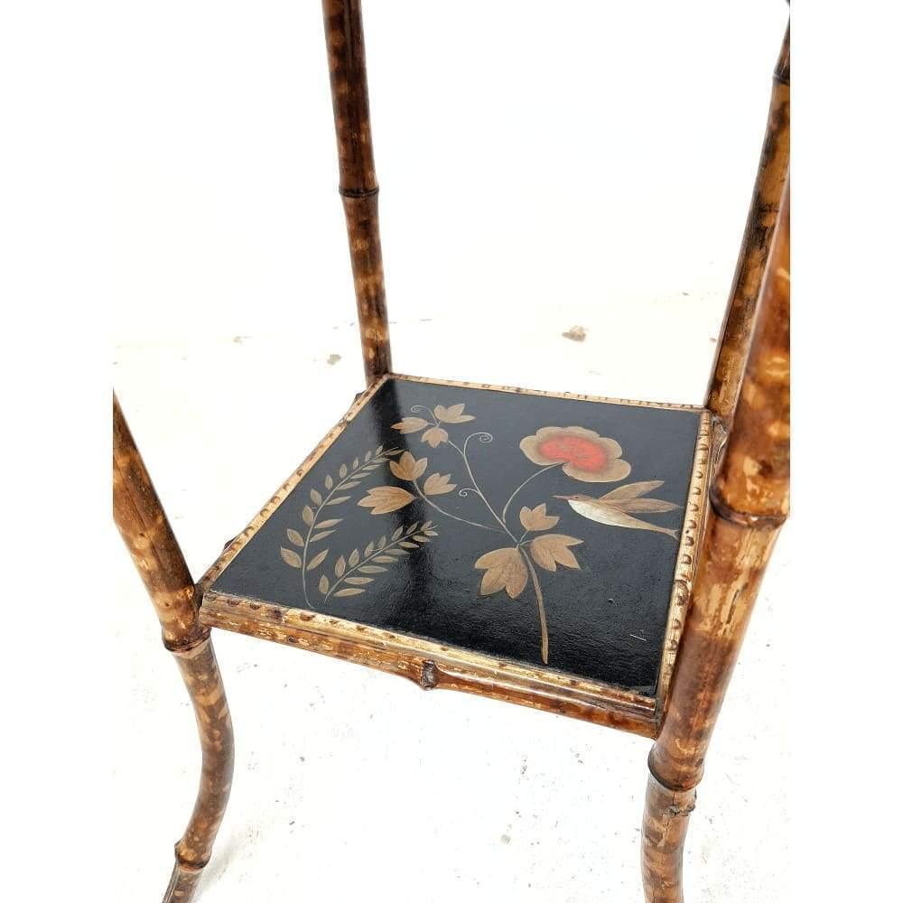 Victorian bamboo side table-Antique Tables-KONTRAST