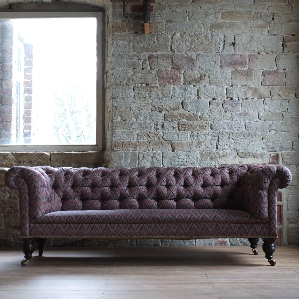 Victorian button back chesterfield sofa-Antique Seating-KONTRAST