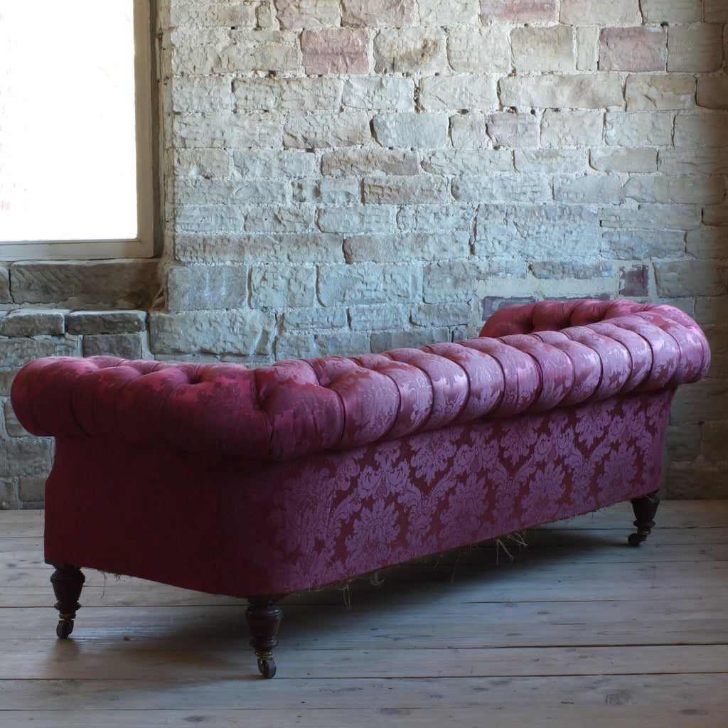 Victorian chesterfield sofa by Hampton & Son's of Pall Mall London c1890-Antique Seating-KONTRAST