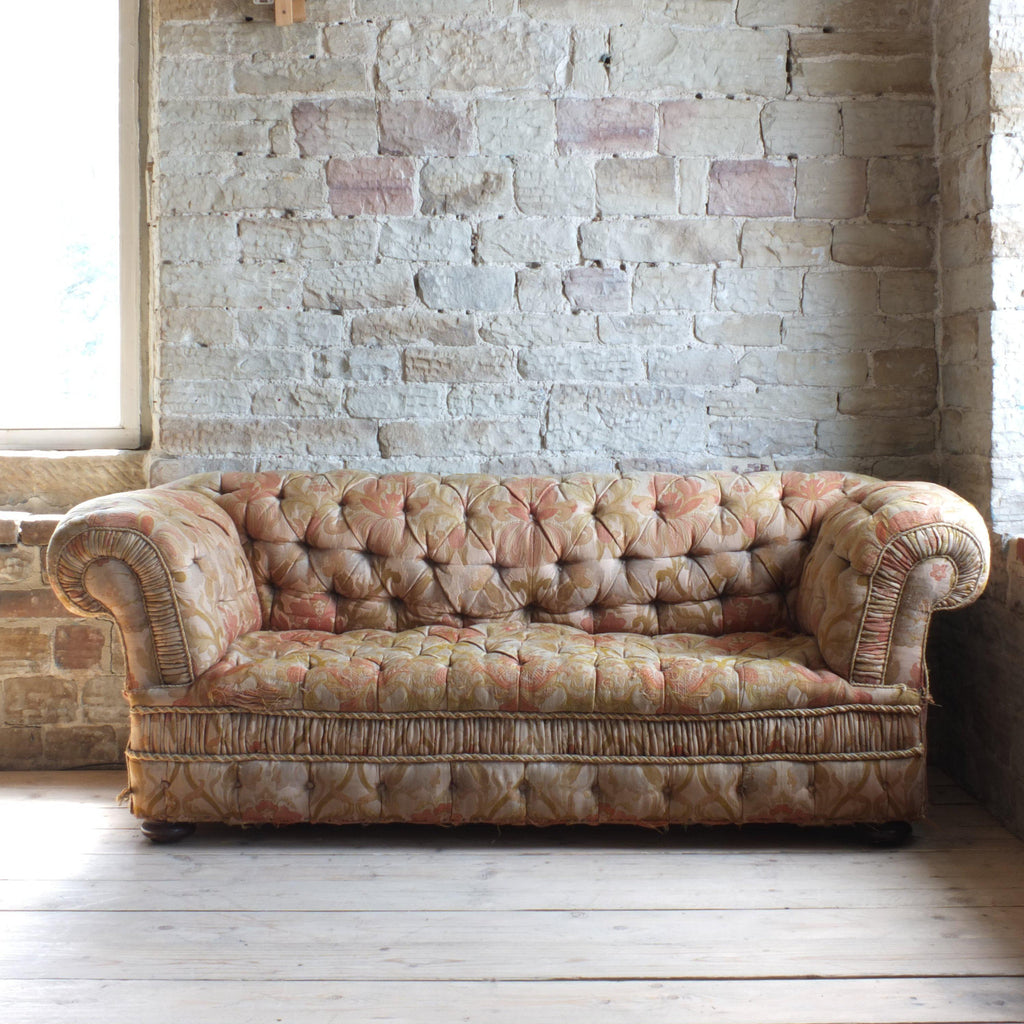 Victorian double drop arm chesterfield sofa by Charles Jenner & co-Antique Seating-KONTRAST