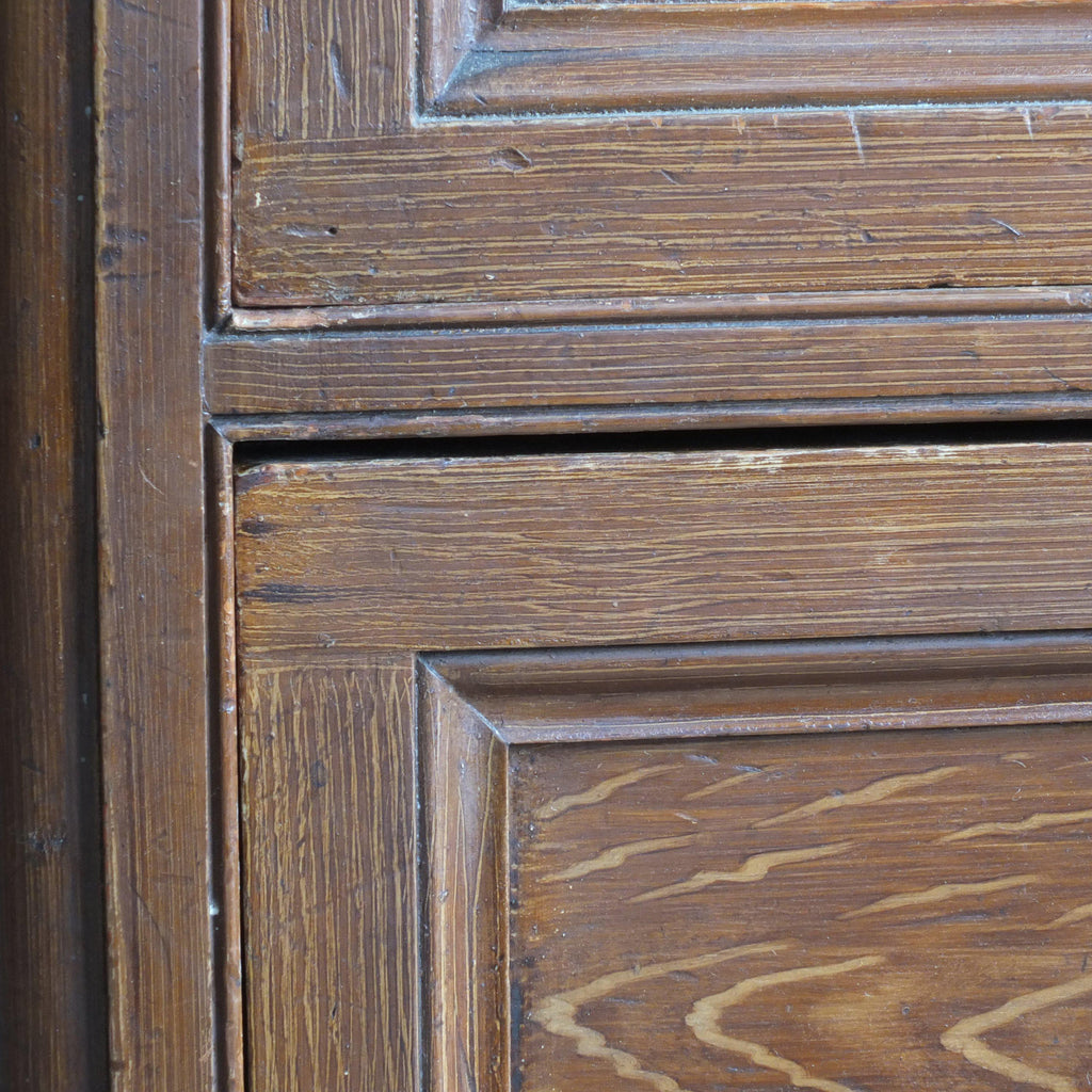 Victorian pine faux oak pine chest of drawers-Antique Storage-KONTRAST