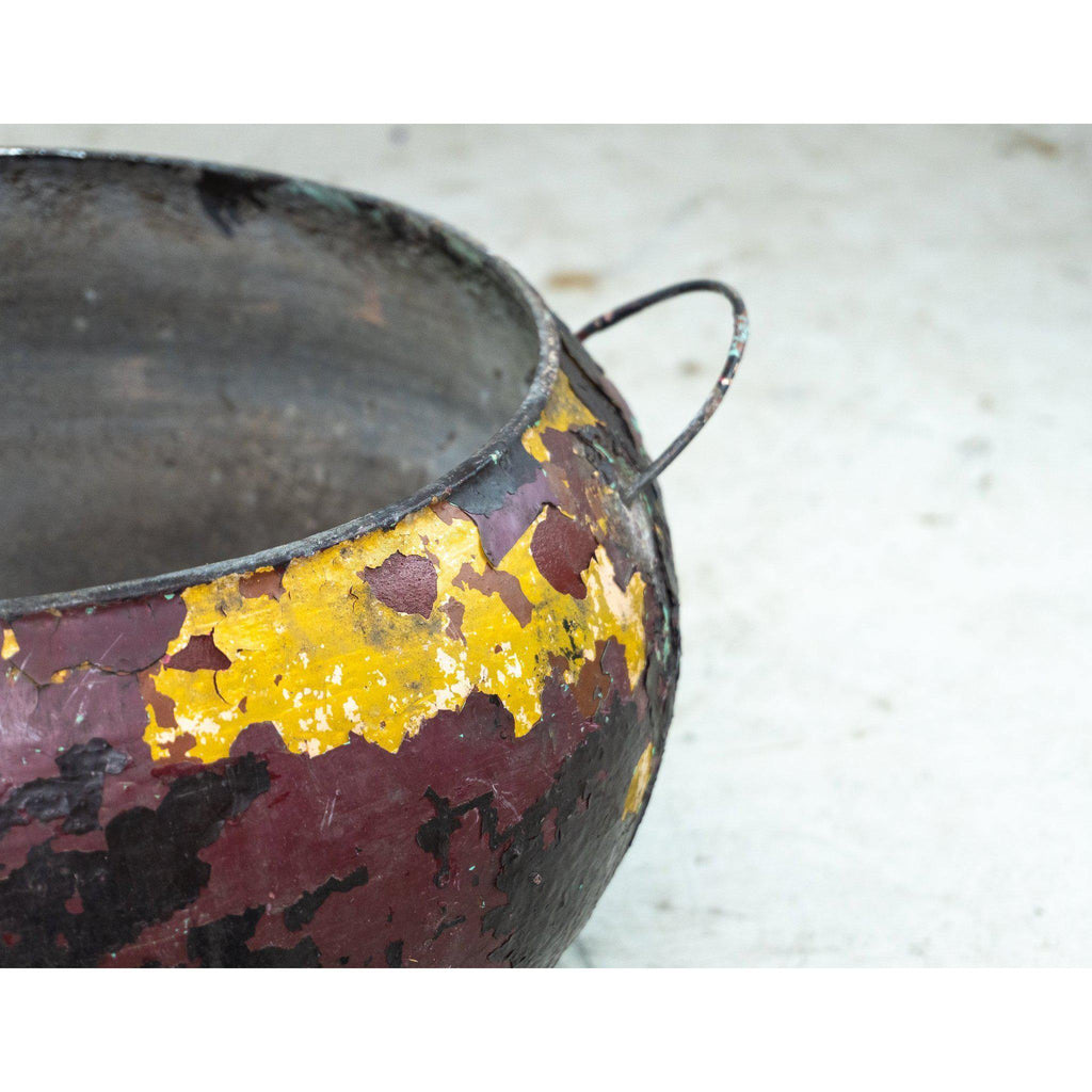 Vintage Colourful Aluminium Pot-Antique Decor / Accessories-KONTRAST