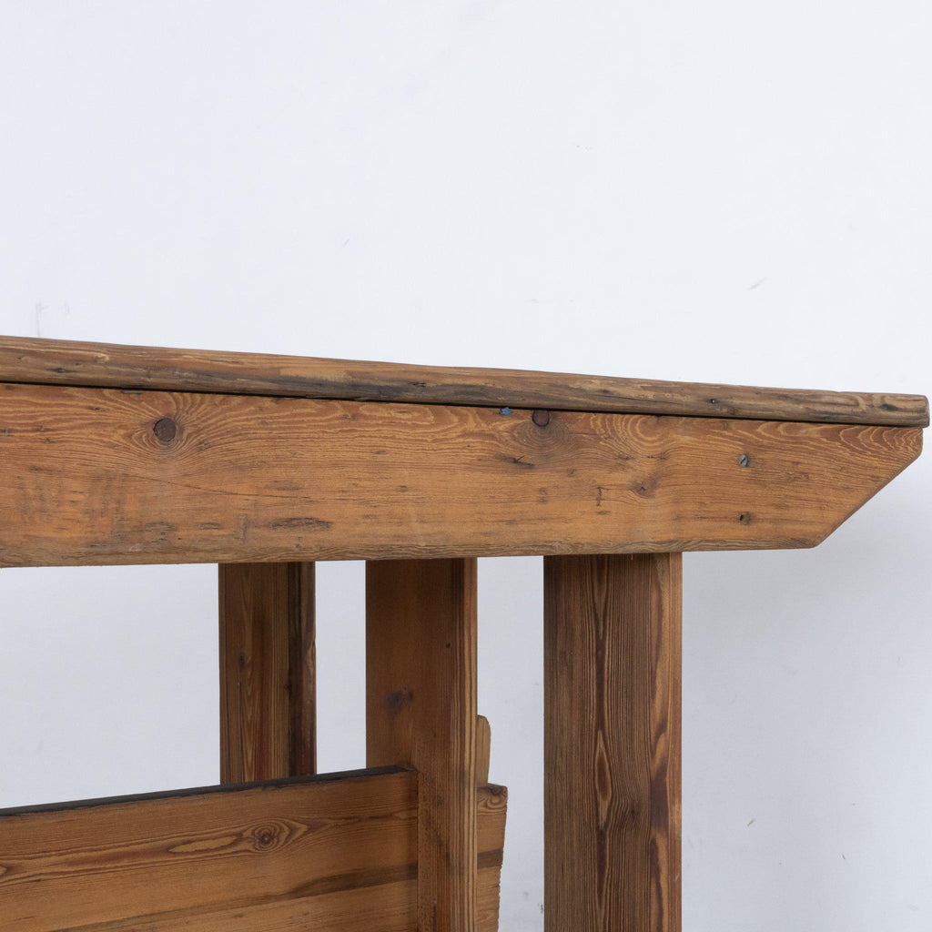 Vintage Pine Refectory Table-Vintage Tables-KONTRAST