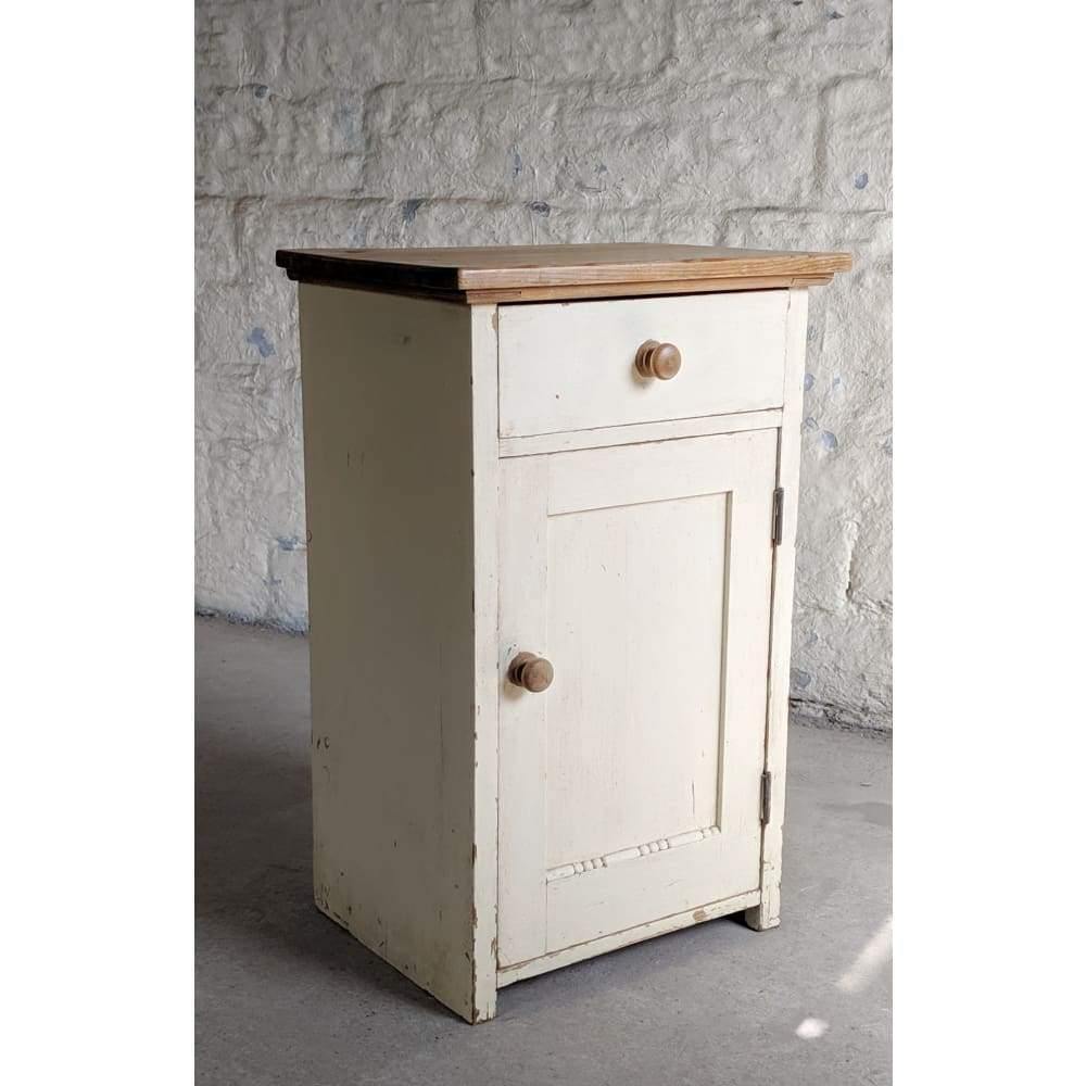 KONTRAST Vintage Pine Single Door Cupboard Cabinet Painted In kontrast-vintage-pine-single-door-cupboard-cabinet-painted-in
