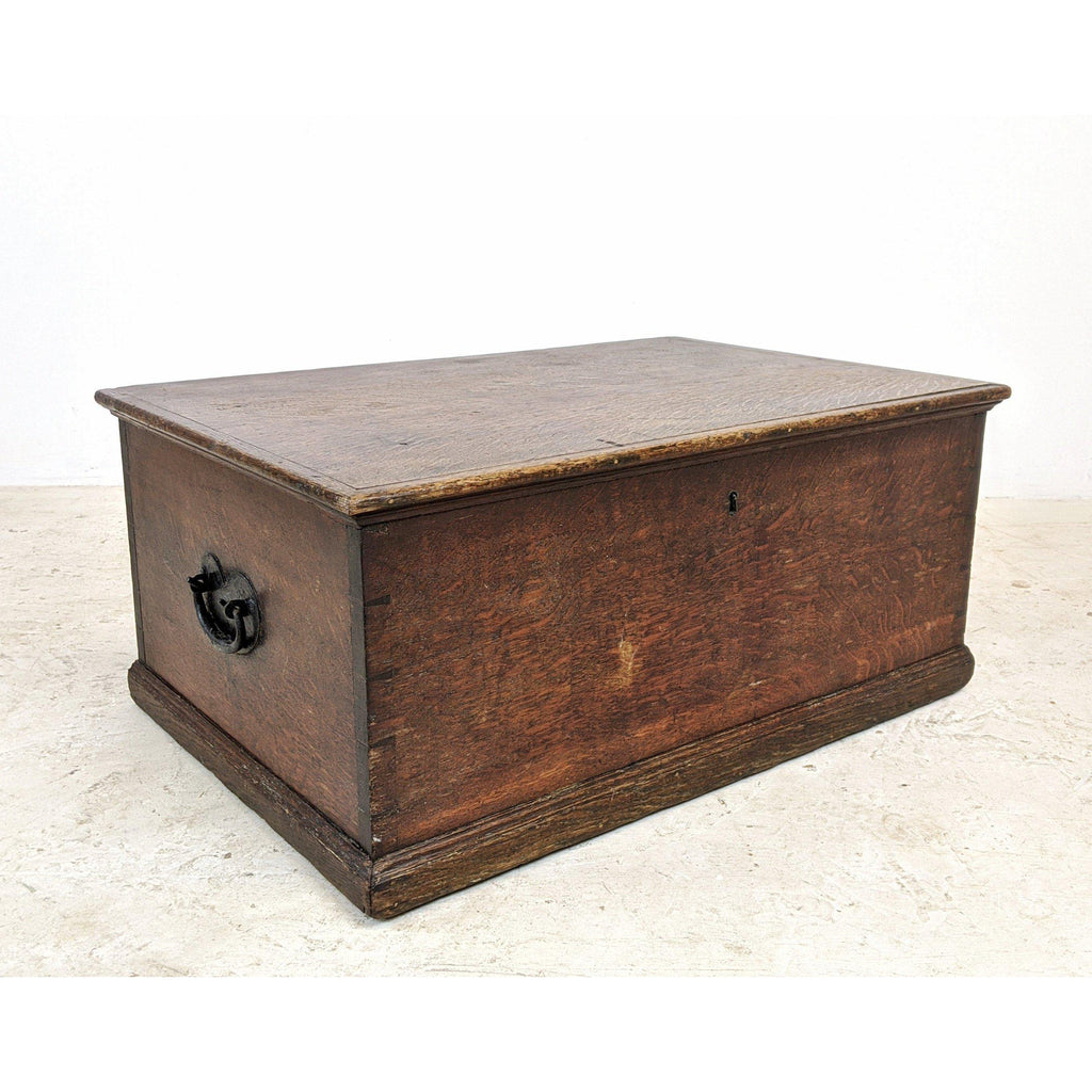 Vintage Trunk - Oak made - 19th Century-Antique Storage-KONTRAST