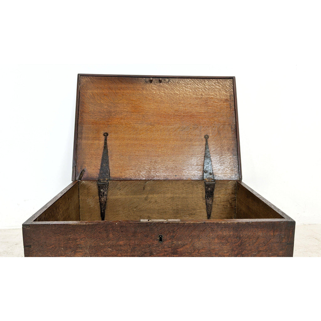 Vintage Trunk - Oak made - 19th Century-Antique Storage-KONTRAST