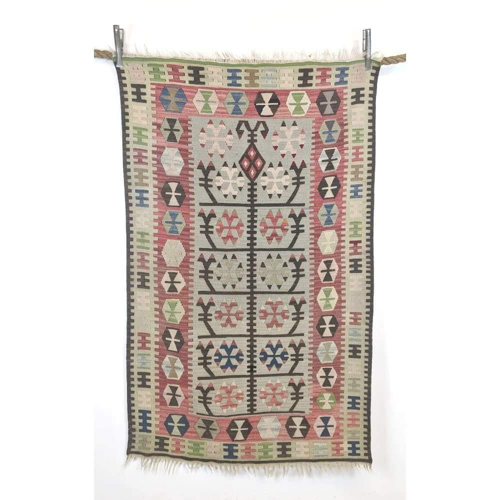 Vintage Turkish Kilim Rug. Handmade-Vintage Decor / Accessories-KONTRAST